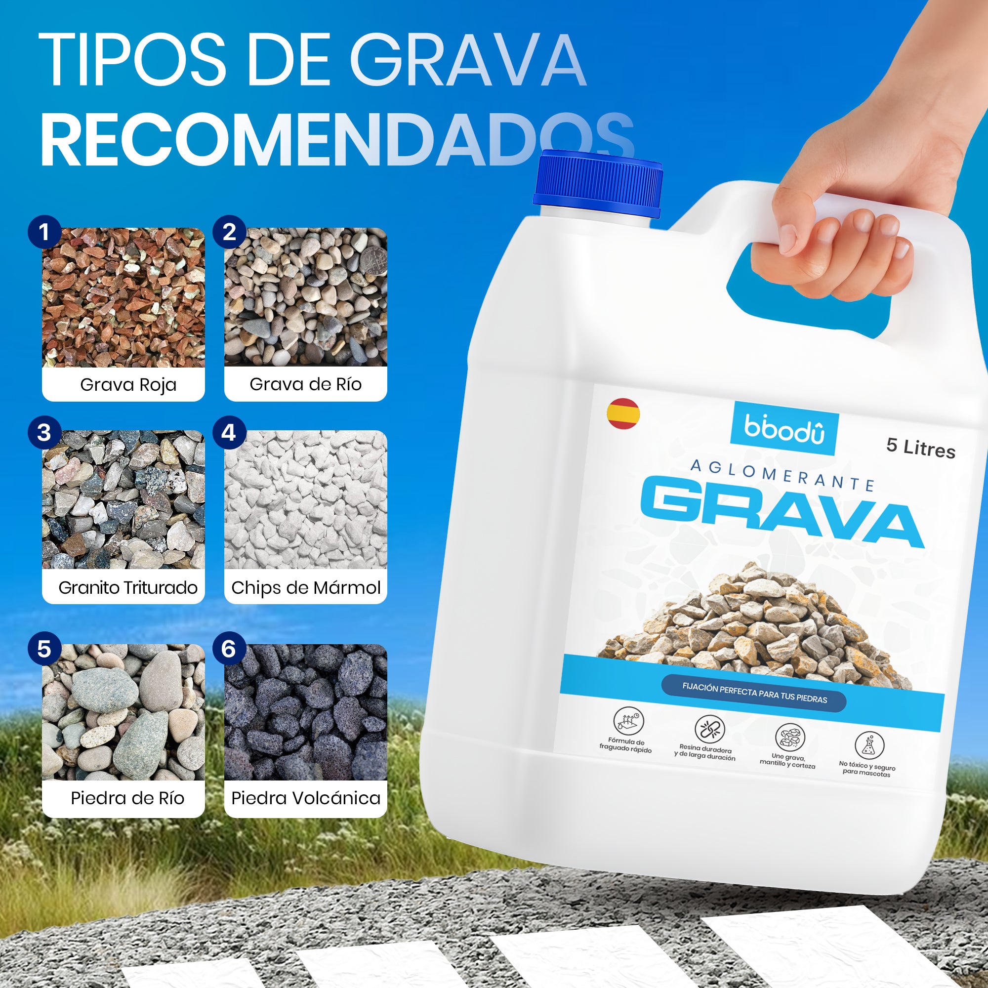 Aglomerante de Grava