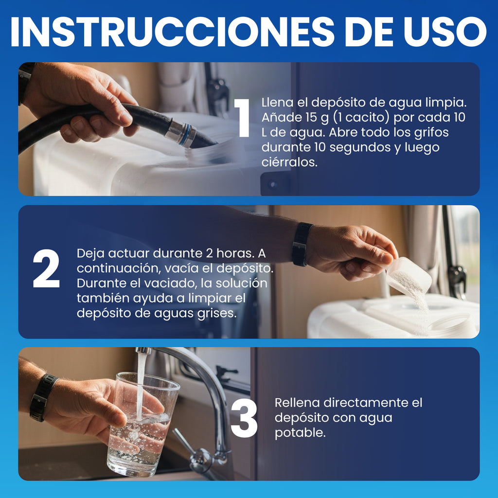 Limpiador Depósitos Autocaravanas